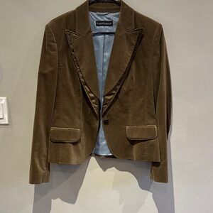Luisa Cerano velvet blazer US 10. NWOT